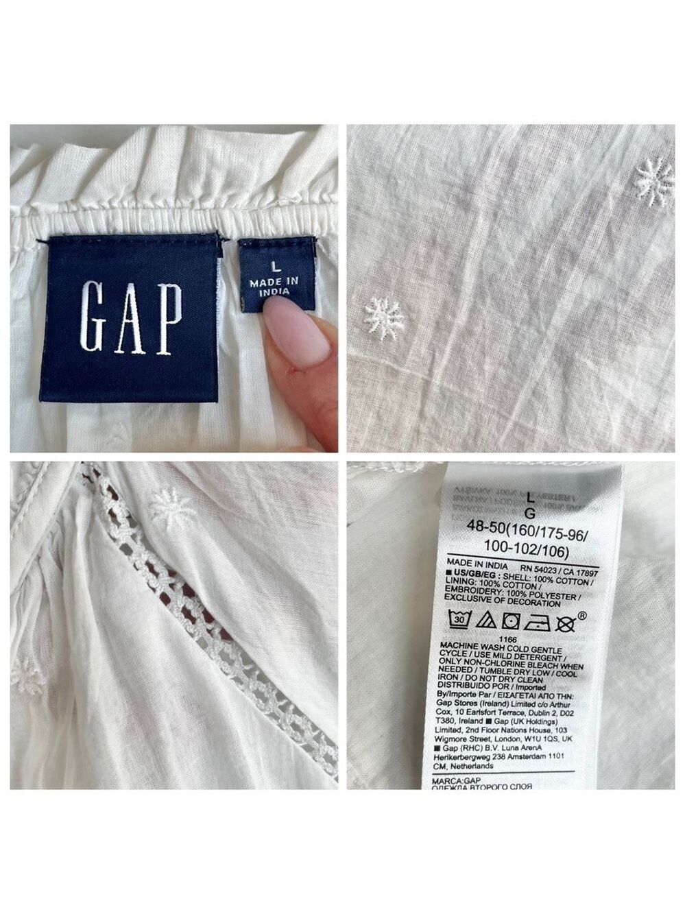 Gap Flutter Sleeve Mini Dress - Picture 11 of 11